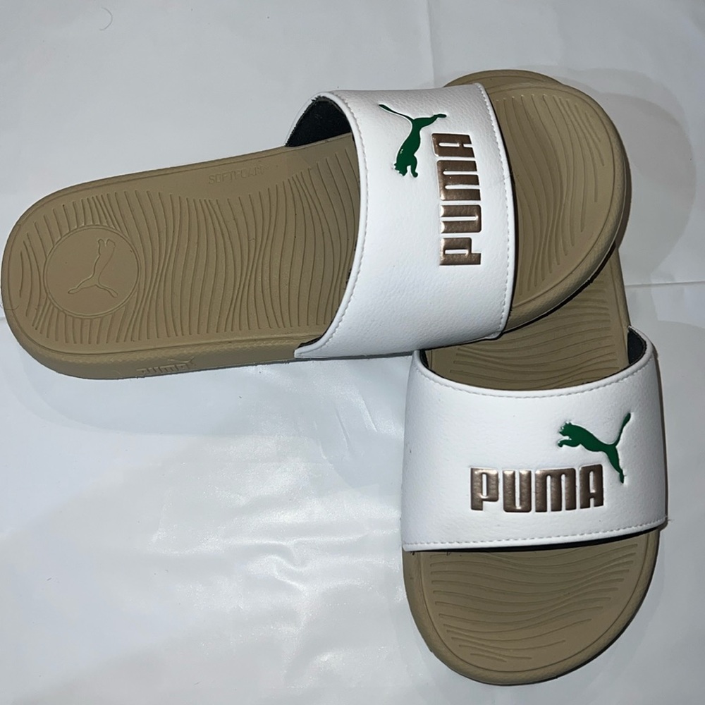 White Puma slides